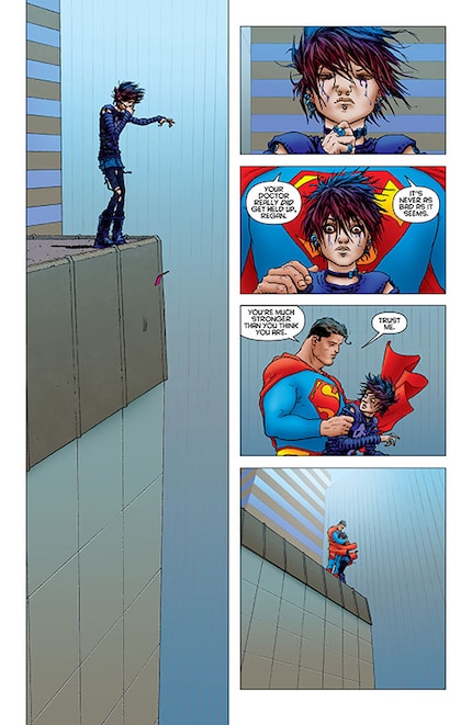 Superman montre son côté humain