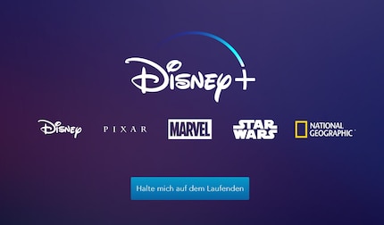 Il sito web del servizio streaming Disney a marzo 2019