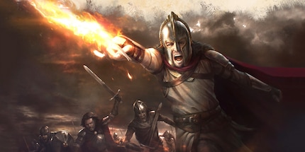 Azor Ahai and his blade, Lightbringer