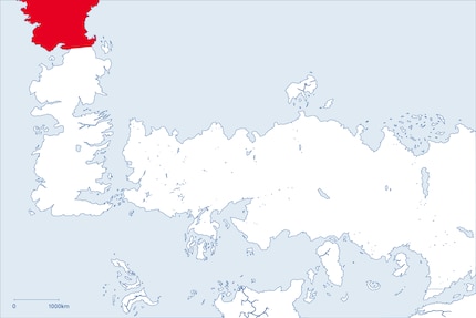 The land of Wildlings and White Walkers.