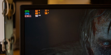 Not a trace of thermal throttling despite high temperatures.
