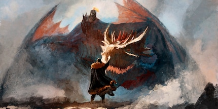 Drogon e Jon: il drago e il lupo