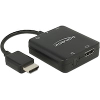 Delock HDMI Audio 5.1 Extractor, 4K, 60Hz (HDMI, Optical, RCA, Jack socket, 30 cm)