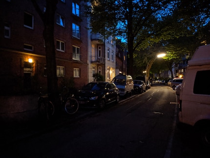 En mode automatique, la nuit reste noire.