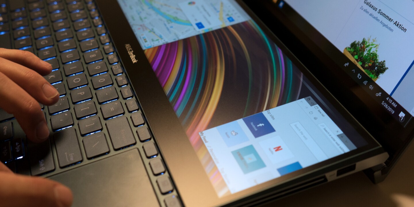 Computex: Asus ZenBook Pro Duo mit Second Screen