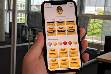 Mehr Details für dein Memoji.