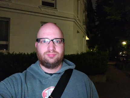 Selfie avec flash