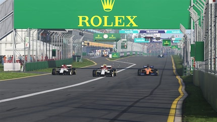 Great action: I squeezed through between Sainz and Räikkönen