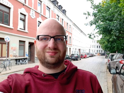 Selfie senza HDR