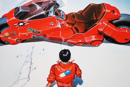 Shotaro Kaneda et sa moto iconique dans « Akira »