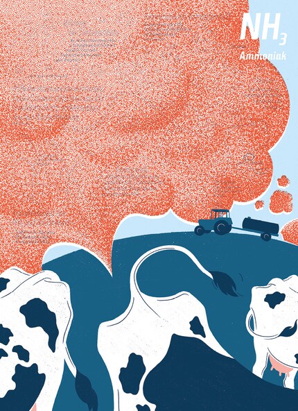 An illustration of ammonia, a harmful substance. Photo: Gioia Loretz