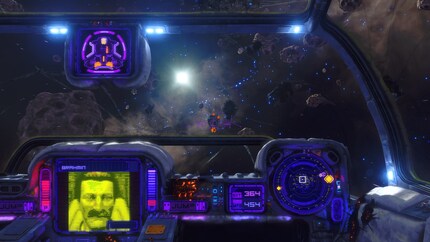 Each spaceship has its own interface.