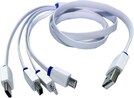 Câble de chargement USB 4 en 1 (0.80 m)