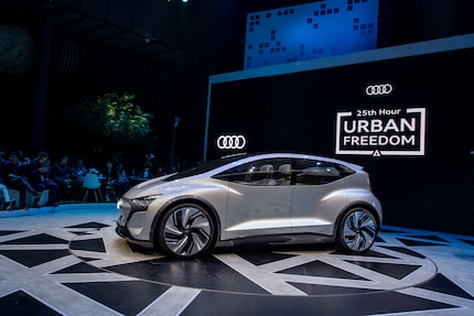 Audi a présenté l'AI:ME au salon Auto Shanghai 2019.