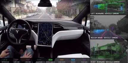 Les Teslas font partie des véhicules les plus connus équipés d'une assistance à la conduite.