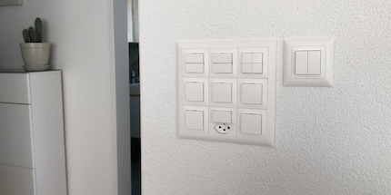 Du hast auch die Möglichkeit, den Schalter alleinstehend zu «installieren».