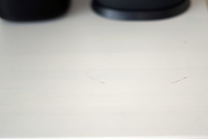 Der Move hinterlässt schwarze Abdrücke