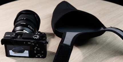 For a smaller camera like the Sony A6400, a larger lens