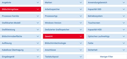 Klicke im Browsertab der Notebook-Sektion auf den entsprechenden Filter, um die zu deiner Antwort unten passende Auswahl zu treffen.