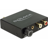 Delock Convertisseur audio numérique en HD analogique (Commutateur audio, Numérique -> Analogique)