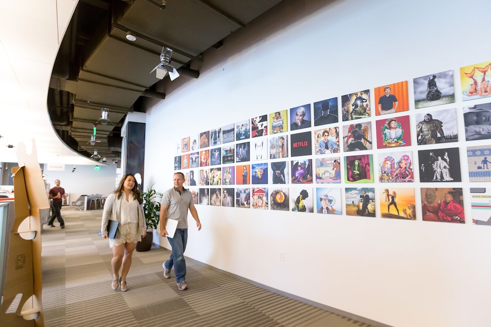 La sede centrale di Netflix a Los Gatos, California