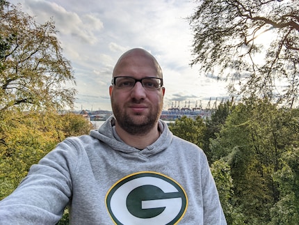 Selfie avec effet HDR.