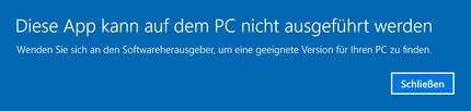 Cinebench R20 läuft nicht, was mich sehr traurig macht.