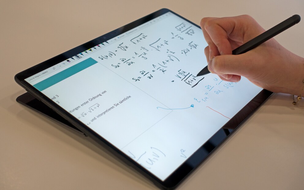 Dank flacher Form liegt der neue Slim Pen besser in der Hand.