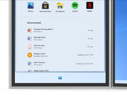 New Windows Logo and Start Menu