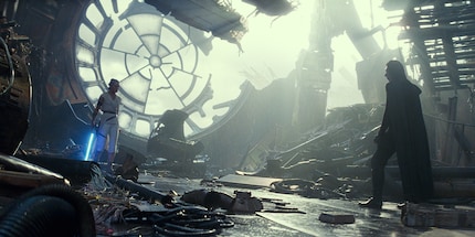 La salle du trône de la deuxième étoile de la mort. Ce n'est pas le seul lieu déjà connu du film.