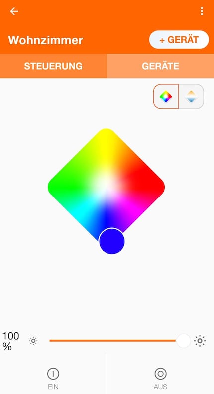 You can choose between different colour options.