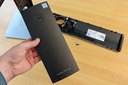 Der OptiPlex 7070 Ultra ist flach und klein.