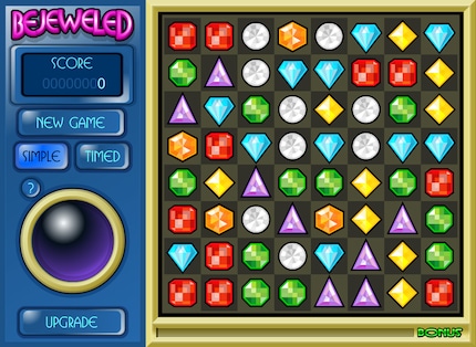 Auch «Bejeweled» begann als Flash-Game.