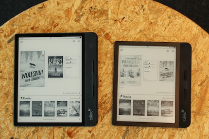 The Epos 2 (left) is larger than the Vision 5 (left).