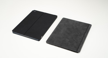 Das Pixel Slate links und das Surface Pro X gibt es mit optionen Tastaturhüllen.