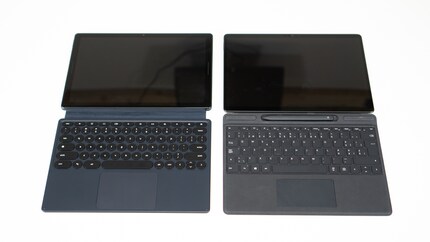 Das Surface (r.) hat die etwas schmaleren Ränder.