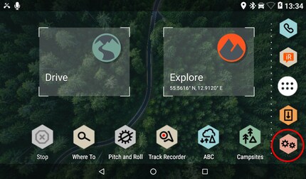 Once you are in the Android settings, you can activate the developer options