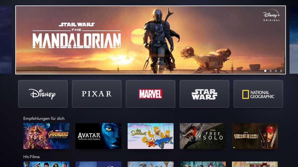 «Star Wars» ist so ziemlich komplett vorhanden. Nur das Weihnachts-Special fehlt. Schade.
