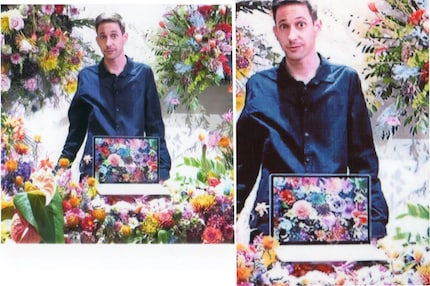 Links ist der Ausdruck von Canon, rechts jener von HP