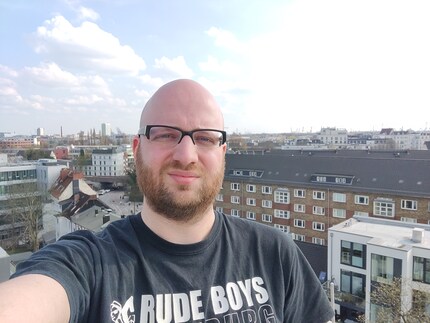 Selfie sans HDR.
