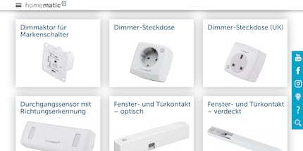 Homematic IP hat eine sehr breite Produktpalette, mit der praktisch alles im Haus auf smart getrimmt werden kann. Quelle: homematic-ip.com