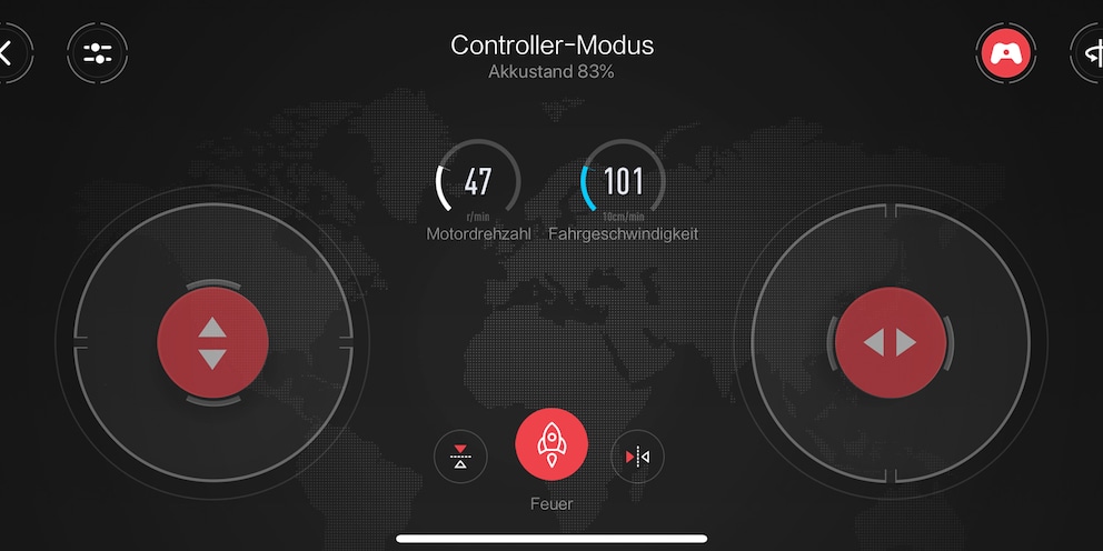In «Controller Mode», you take the wheel yourself.