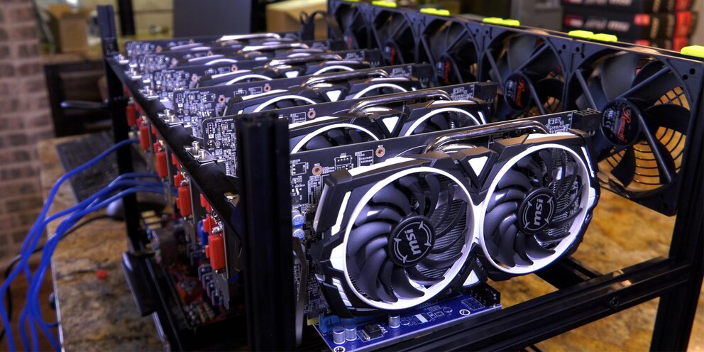 Je mehr Grafikkarten ein Miner hat, umso schneller kommt er an Kryptos. Bildquelle: Bitcoinist