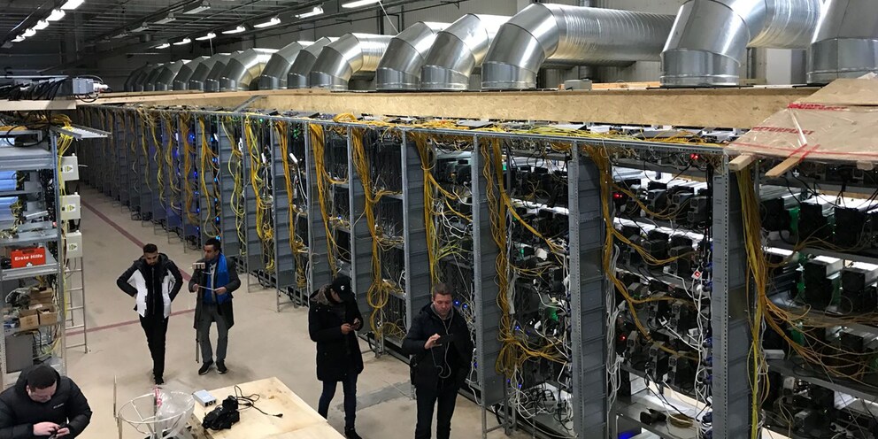 Eine Mining-Farm in Japan: Hier wird mit der grossen Kelle angerührt. Bildquelle: BTCNN.com