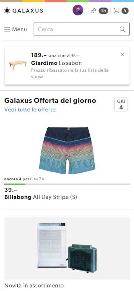 Un nuovo tavolo da giardino ci sta, ora che è calato il prezzo.