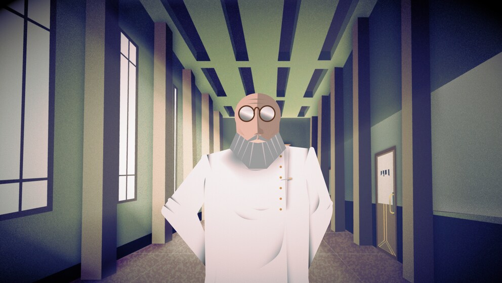 In «Sanatorium» werden in einem fiktiven Setting Diagnosen von Patient*innen sowie Methoden hinterfragt. Foto: Sebastian Riedi.