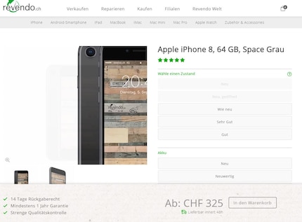 Un iPhone 8 d’occasione costa un po' meno di un nuovo iPhone SE
