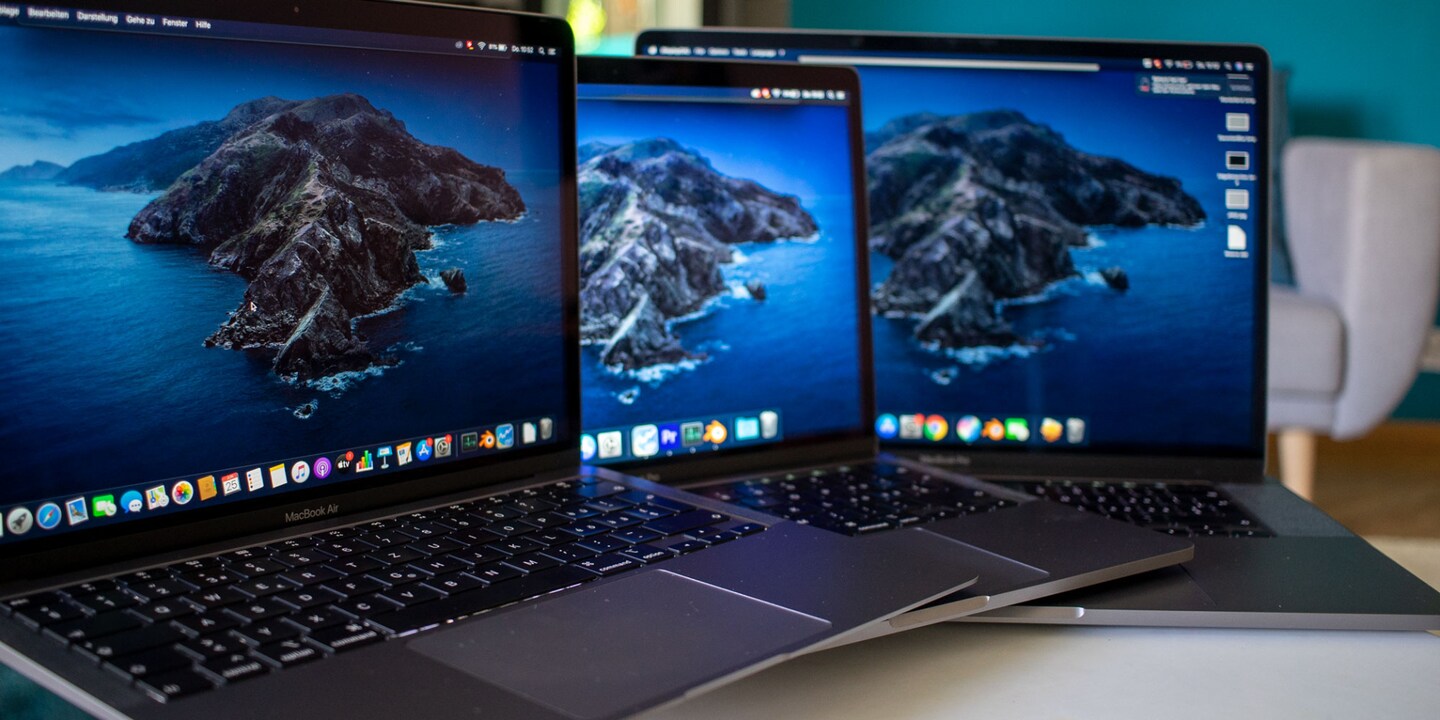 MacBook Air vs. Pro 13 vs. Pro 16: Der grosse Vergleich