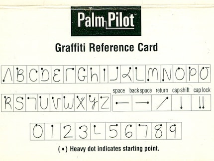 Palm's Graffiti was the first product to attempt handwriting recognition in the 90s.