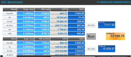 Crucial P5 con Momentum Cache